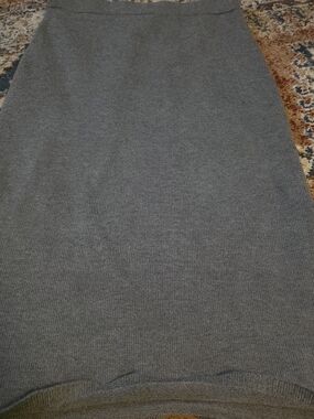 4/$25 Deal! Long Gray Knit Sweater Skirt